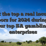 Get the top a real income harbors for 2024 during the our top SA gambling enterprises