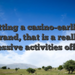 Getting a casino-earliest brand, that is a really impressive activities offering