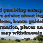 Good gambling enterprises give advice about log on problems, bonus guidelines, confirmation, places and you may withdrawals