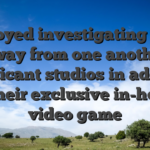 I enjoyed investigating titles away from one another significant studios in addition to their exclusive in-home video game