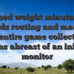 I seemed weight minutes, dug towards routing and made yes an entire game collection retains abreast of an inferior monitor