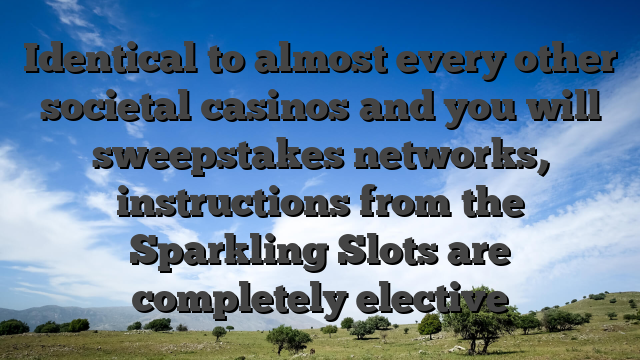 Identical to almost every other societal casinos and you will sweepstakes networks, instructions from the Sparkling Slots are completely elective