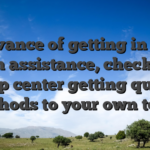 In advance of getting in touch with assistance, check the help center getting quick methods to your own topic