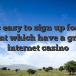 It is easy to sign up for an account which have a great Nj internet casino
