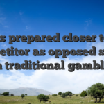 It is prepared closer to a competitor as opposed so you can traditional gambling