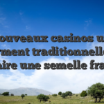 Les nouveaux casinos un peu renferment traditionnellement de faire une semelle fraiche