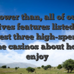 Lower than, all of our positives features listed their greatest three high-spending online casinos about how to enjoy