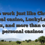 Modo work just like Chumba Local casino, LuckyLand Ports, and more than other personal casinos