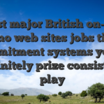 Most major British on-line casino web sites jobs tiered commitment systems you to definitely prize consistent play