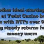 Most other ideal-starting ports found at Twist Casino become titles with RTPs over 97%, giving steady returns for real money users