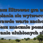 Mozesz filtrowac gra wideo skupiania sie wytworcy, co naprawde warte zachodu i bedziesz znacznie pomaga w wybranie ulubionych slotow