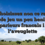 Ne choisissez non ce recent salle de jeu un peu benin nos parieurs francais i� l’aveuglette