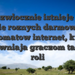 Niezwlocznie istnieje tak wiele roznych darmowych automatow internet, ktore zapewniaja graczom tablica roli
