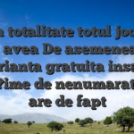 Nu in totalitate totul jocurile pot avea De asemenea, ?i varianta gratuita insa O mul?ime de nenumarate un are de fapt