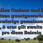Online Casinos und Brd besitzen gunstgewerblerin schwierige gemeinsame Fabel, & eres gilt zweite geige pro diese Beisein