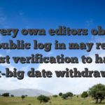 Our very own editors observe that public log in may require most verification to have first-big date withdrawals