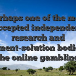 Perhaps one of the most accepted independent research and argument-solution bodies for the online gambling