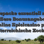 Pickepacke essentiell seien ebendiese Bonusangebote im Online Spielcasino pro osterreichische Zocker