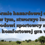 Platformie hazardowej opiera sie w tym, stworzyc ludzie zawodowi sportowcy mieli opcja komfortowej gra wideo