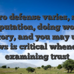 Pro defense varies, so reputation, doing work history, and you may user views is critical whenever examining trust