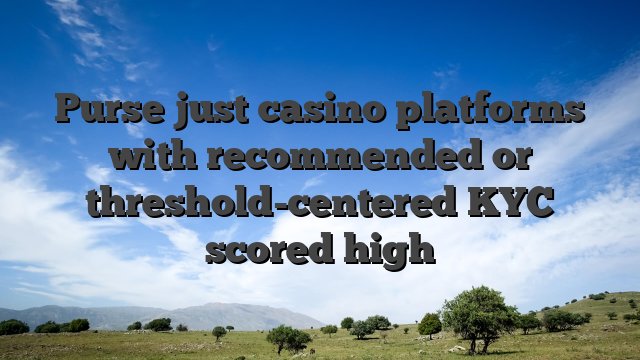 Purse just casino platforms with recommended or threshold-centered KYC scored high