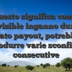 Questo significa come, indivisible inganno durante alato payout, potrebbe produrre varie sconfitte consecutive