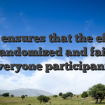 RNG ensures that the effects try randomized and fair for everyone participants