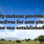 Really casinos provides put incentives for new players and you can established users