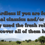 Regardless if you are for the eternal classics and/or most widely used the fresh releases, discover all of them here