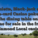 Roulette, Black-jack and Three-card Casino poker will be the dining table online game for sale in the fresh Diamond Local casino