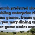Search preferred slots, gambling enterprise titles, real time games, freeze games, and you may dining table online game under one roof