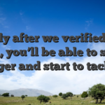 Shortly after we verified what you, you’ll be able to set a wager and start to tackle!