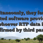 Simultaneously, they features trusted software providers whoever RTP data is confirmed by third parties