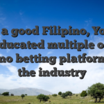 Since a good Filipino, You will find educated multiple on-line casino betting platforms in the industry