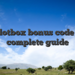 Slotbox bonus code — complete guide