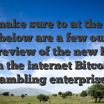 So, make sure to at the very least below are a few our very own review of the new better on the internet Bitcoin gambling enterprises