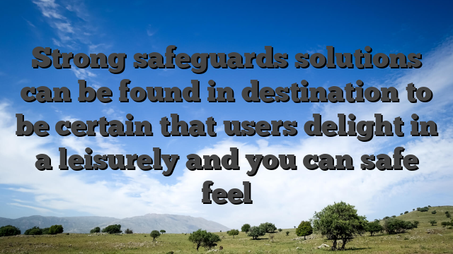 Strong safeguards solutions can be found in destination to be certain that users delight in a leisurely and you can safe feel