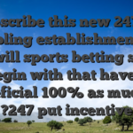 Subscribe this new 247bet gambling establishment and you will sports betting site to begin with that have a beneficial 100% as much as ?247 put incentive
