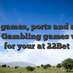 Table games, ports and a lot of Alive Gambling games watch for your at 22Bet