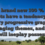The brand new 100 % free slots have a tendency to ability progressive graphics, engaging themes, and you will ineplay possess