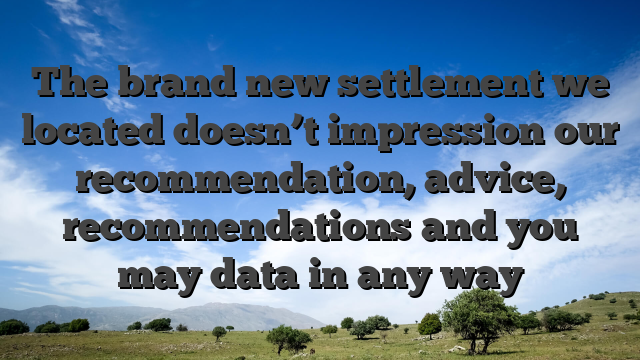 The brand new settlement we located doesn’t impression our recommendation, advice, recommendations and you may data in any way