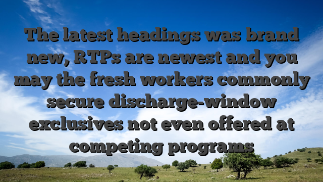 The latest headings was brand new, RTPs are newest and you may the fresh workers commonly secure discharge-window exclusives not even offered at competing programs