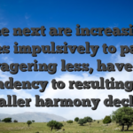 The next are increasing stakes impulsively to pay off wagering less, have a tendency to resulting in smaller harmony decline