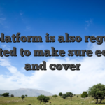 The platform is also regularly audited to make sure equity and cover
