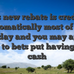 This new rebate is credited automatically most of the Saturday and you may applies only to bets put having real cash