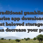 Traditional gambling enterprise app downloads can digest beloved storage and you can decrease your product