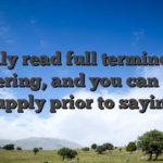 Usually read full terminology, wagering, and you can local supply prior to saying
