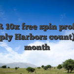 WR 10x free spin profits (simply Harbors count) in a month