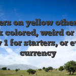 Wagers on yellow otherwise black colored, weird or even pay 1 for starters, or even currency
