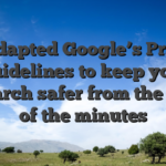 We adapted Google’s Privacy Guidelines to keep your research safer from the most of the minutes